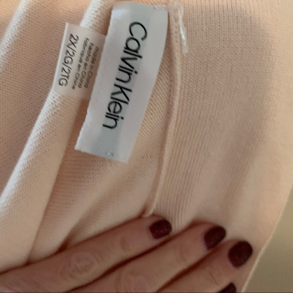 Calvin Klein NWT shrug light peach color - Picture 4 of 9
